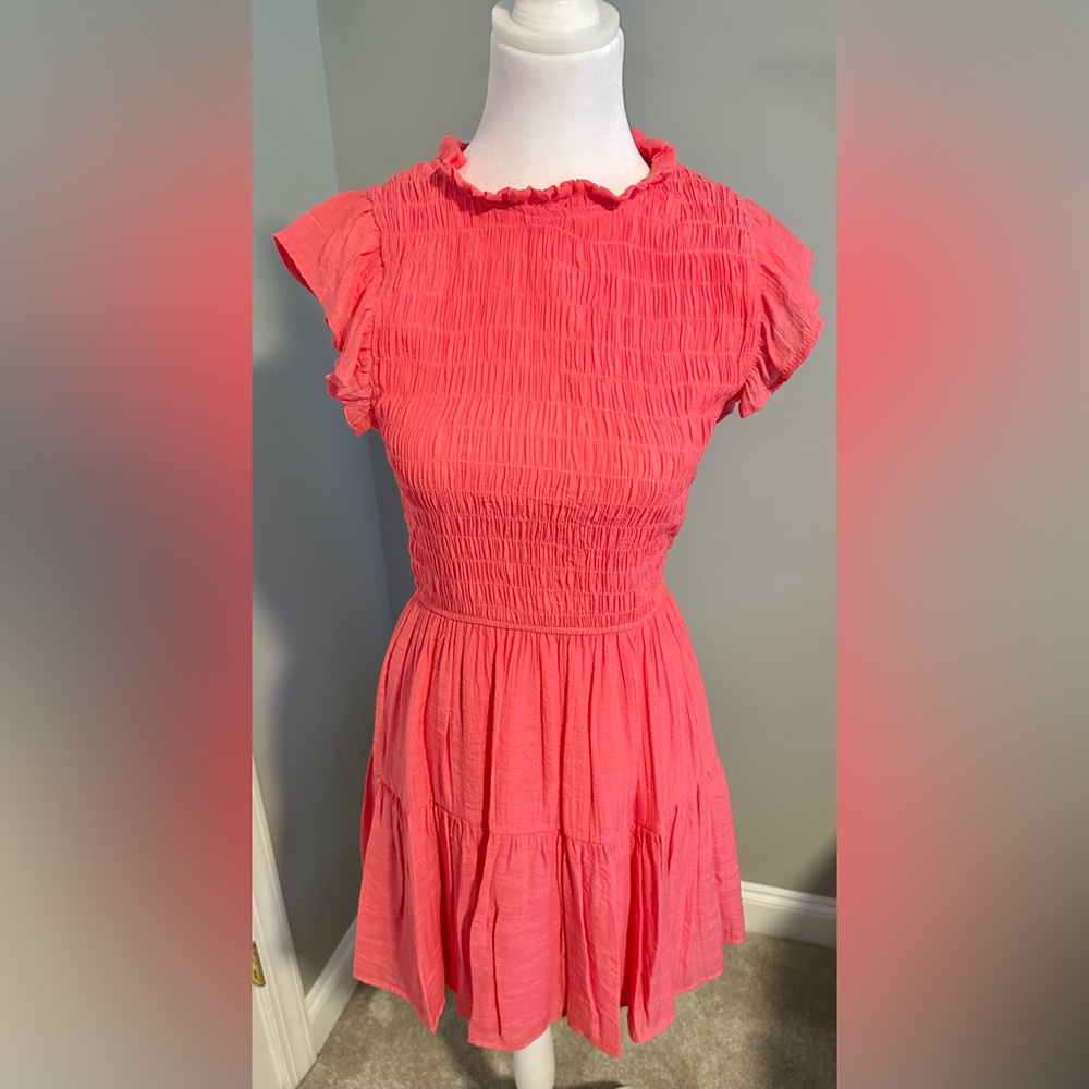 Coral dress by Talulah